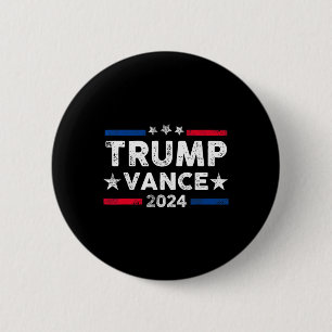 Trump Vance 2024 Präsident Trump Unterstützer Wied Button