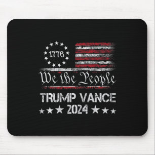 Trump Vance 2024 Retro Stripe Trump Jd Vance (auf Mousepad