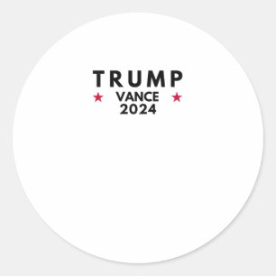 Trump Vance 2024 Runder Aufkleber