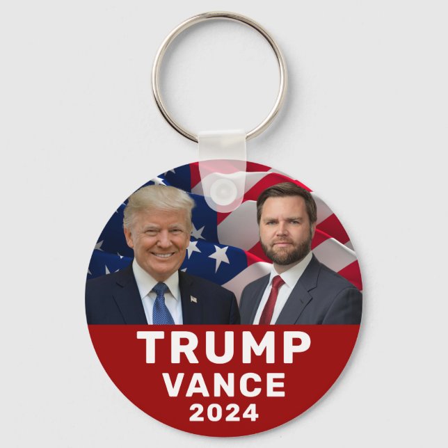 Trump Vance 2024 Schlüsselanhänger (Vorderseite)