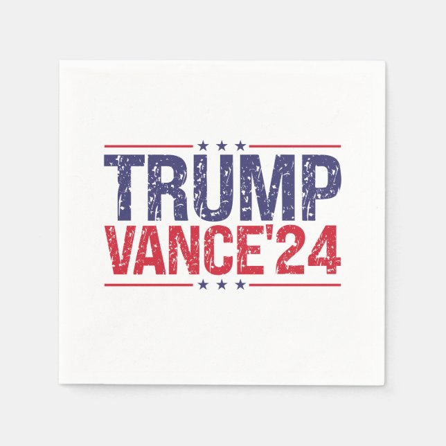 Trump Vance 2024 Serviette (Vorderseite)
