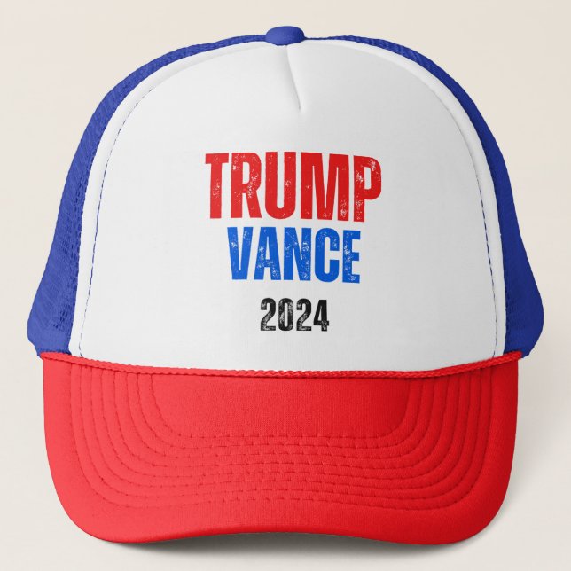 TRUMP VANCE 2024 TRUCKERKAPPE (Vorderseite)