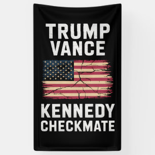 Trump Vance 2024 Trump Vance Kennedy Schachmatt Banner