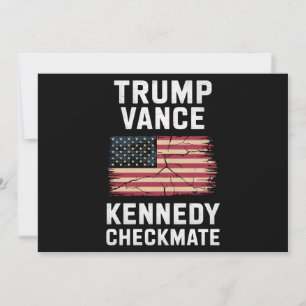 Trump Vance 2024 Trump Vance Kennedy Schachmatt Einladung