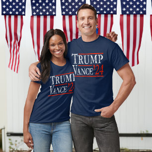 Trump Vance 2024 Vintag Retro Donald Trump 24 T-Shirt