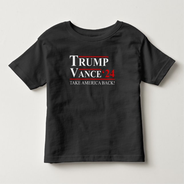 Trump Vance 2024 Vizepräsident VP Trump 2024 Kleinkind T-shirt (Vorderseite)