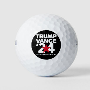 Trump Vance 2024 Wählen Sie Trump 2024 Wahl Golfball