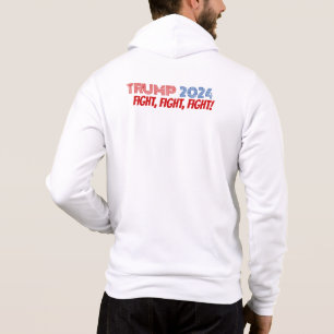 TRUMP VANCE 2024 ZIP HOODIE (2-SIDED) - WEISS