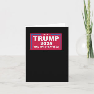 Trump Vance 2025 Time for Greatness () Karte