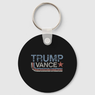 Trump Vance 2025 Vintage Grunge Retro Stripe Retro Schlüsselanhänger