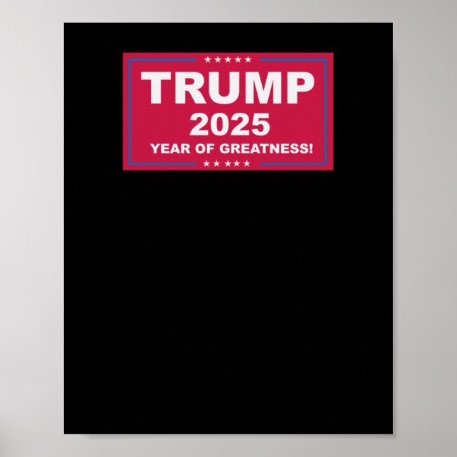 Trump Vance 2025 Year of Greatness () Poster (Vorne)