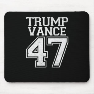 Trump Vance 47. Präsident Vintage Nummer Mousepad
