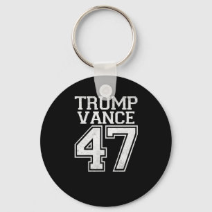 Trump Vance 47. Präsident Vintage Nummer Schlüsselanhänger
