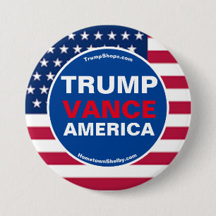 TRUMP VANCE AMERIKA BUTTON