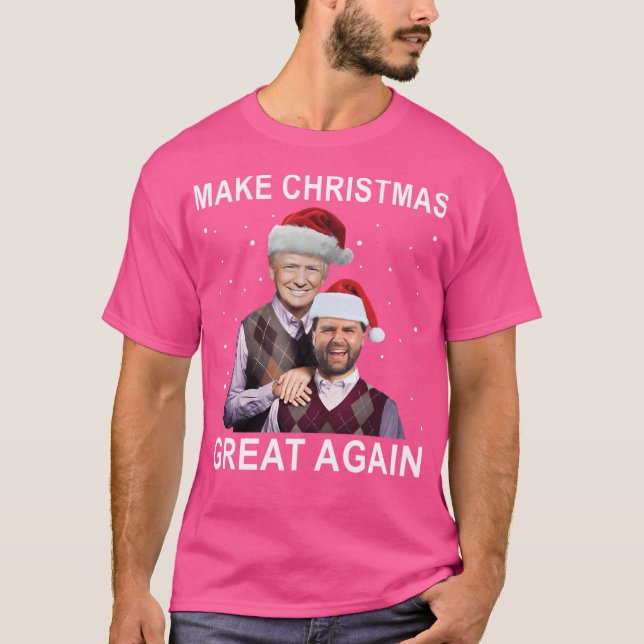 Trump Vance Brüder machen Weihnachten wieder großa T-Shirt (Vorderseite)