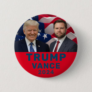 Trump Vance  Button