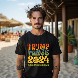 Trump Vance Holt Amerika zurück 2024  T-Shirt
