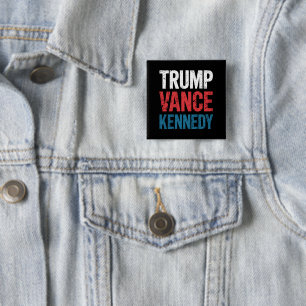 Trump Vance Kennedy 2024 Wahl Button