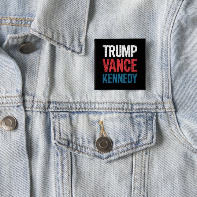 Trump Vance Kennedy 2024 Wahl Button (Beispiel)