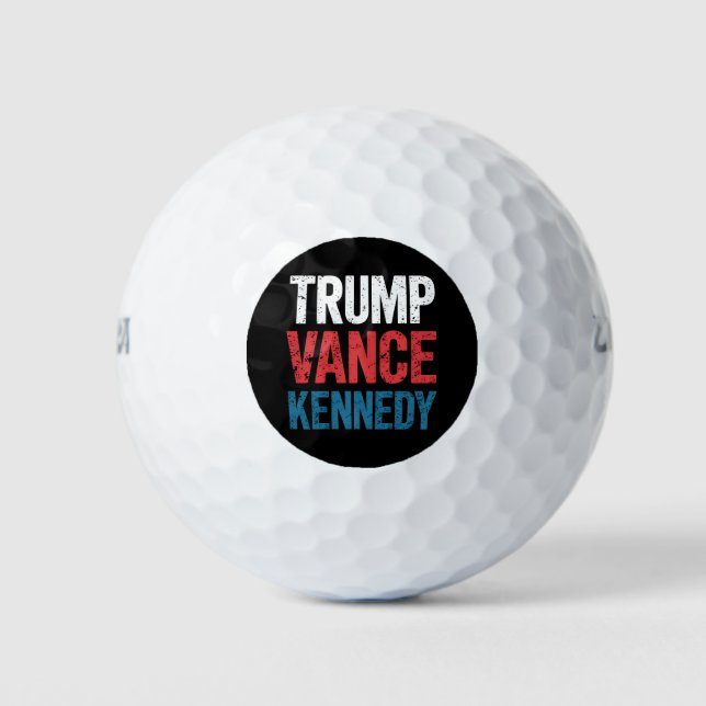 Trump Vance Kennedy 2024 Wahl Golfball (Vorderseite)