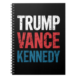 Trump Vance Kennedy 2024 Wahl Notizblock
