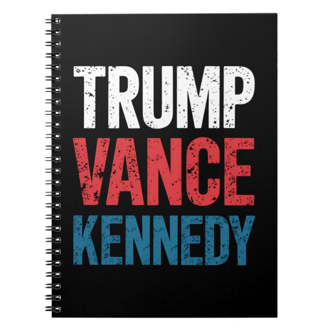 Trump Vance Kennedy 2024 Wahl Notizblock (Vorderseite)