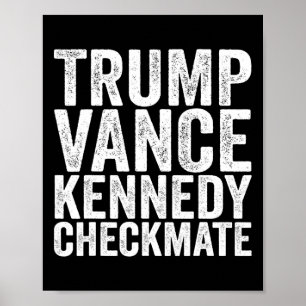 Trump Vance Kennedy Checkmate 2025 Republikaner Pr Poster