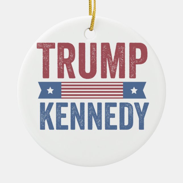 Trump Vance Kennedy nimmt Amerika wieder zurück Keramik Ornament (Vorne)