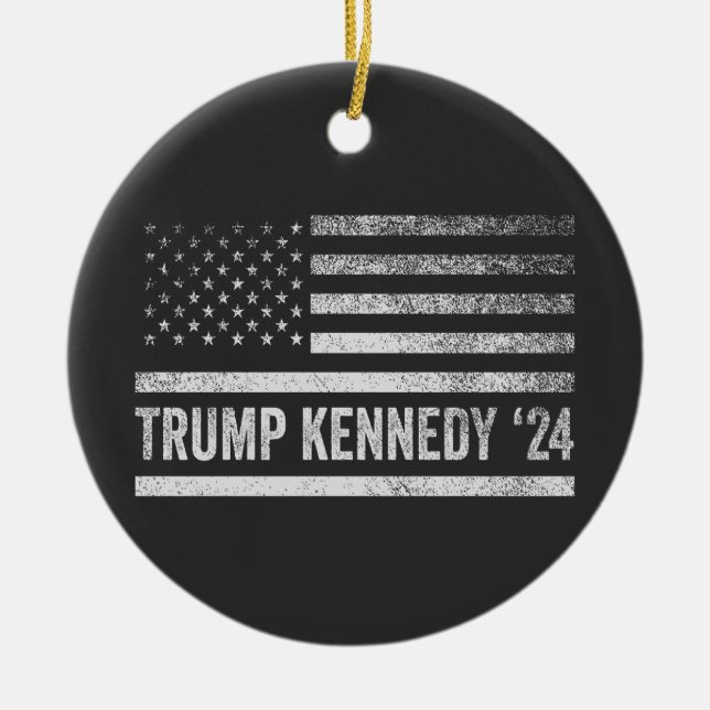 Trump Vance Kennedy nimmt Amerika wieder zurück Keramik Ornament (Vorne)