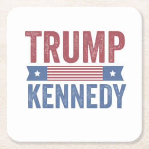 Trump Vance Kennedy nimmt Amerika wieder zurück Rechteckiger Pappuntersetzer