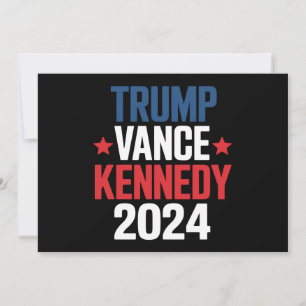 Trump Vance Kennedy Präsident 2024 Wahl Einladung