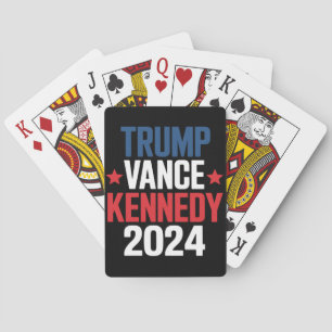 Trump Vance Kennedy Präsident 2024 Wahl Spielkarten