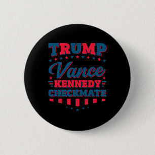 Trump Vance Kennedy Schachmatt 2025 Wahl Republika Button