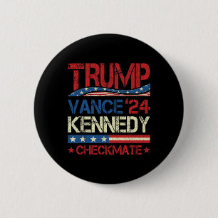 Trump Vance Kennedy Schachmatt Wahl Republikaner Button