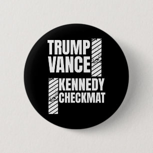 Trump Vance Kennedy Schachmatt Wahl Republikaner Button