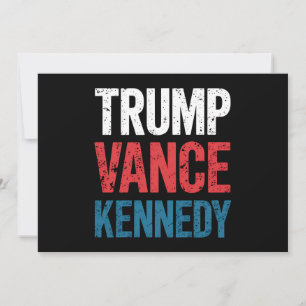 Trump Vance Kennedy Wahl 2024 Einladung