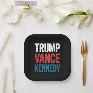 Trump Vance Kennedy Wahl 2024 Pappteller