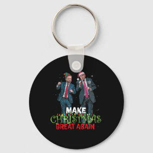 Trump Vance macht Weihnachten wieder zum Weihnacht Schlüsselanhänger