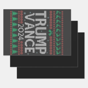 Trump Vance Nimm America Back Election Vote USA Geschenkpapier Set