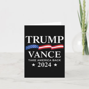 Trump Vance nimmt Amerika zurück 2024 Karte