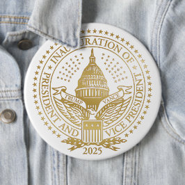Trump Vance Präsident Einweihung des Logos Button