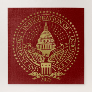 Trump Vance Präsident Inaugurations-Logo Amtseinfü Puzzle