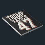 Trump Vance Präsident Vintag Trump gewinnt Notizblock<br><div class="desc">Trump Vance Präsident Vintag Trump gewinnt Tag der Amtseinführung</div>