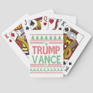 Trump Vance Republikaner Ugly Christmas Sweater Xm Spielkarten