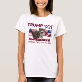 Trump Vance Rettete Ameowica vom WEF T-Shirt