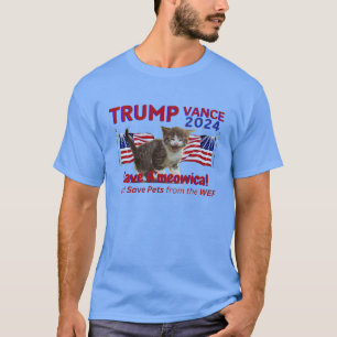 Trump Vance Rettete Ameowica vom WEF T-Shirt