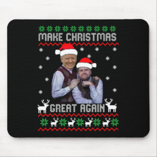 Trump Vance Shirt Brothers Make Christmas Great As Mousepad