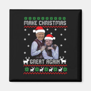 Trump Vance Shirt Brüder machen Weihnachten großar Magnet