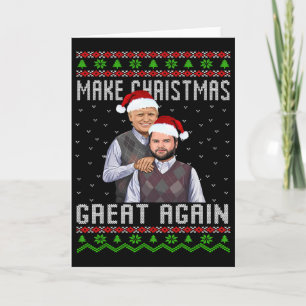 Trump Vance T-Shirts Brüder machen Weihnachten wie Karte