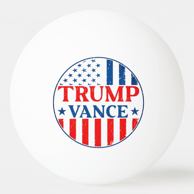 Trump Vance Tischtennisball (Vorderseite)